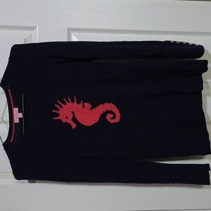 Lily Pulitzer sea horse sweater size M New without tags**